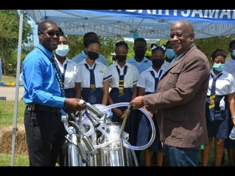 Handing Over of Mobile Milker to Sydney Pagon STEM Academy